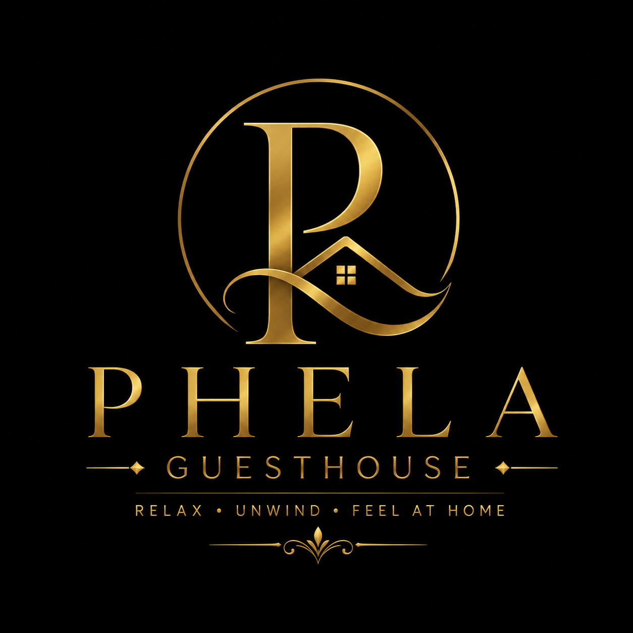 Phela Guesthouse logo — Relax, Unwind, Feel at Home